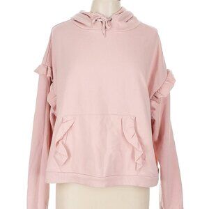 Romeo & Juliet Couture Large Ruffle Pink Hoodie